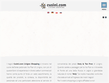 Tablet Screenshot of cusini.com